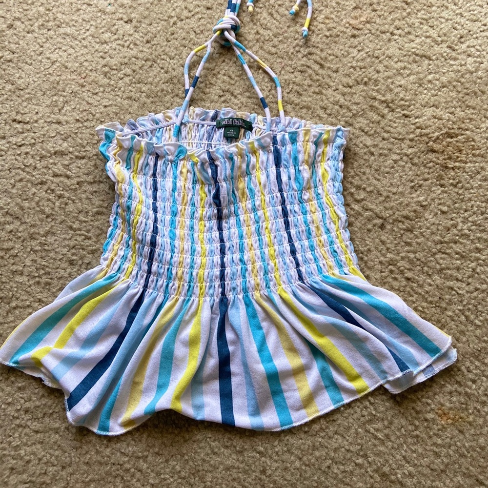 Striped tube top